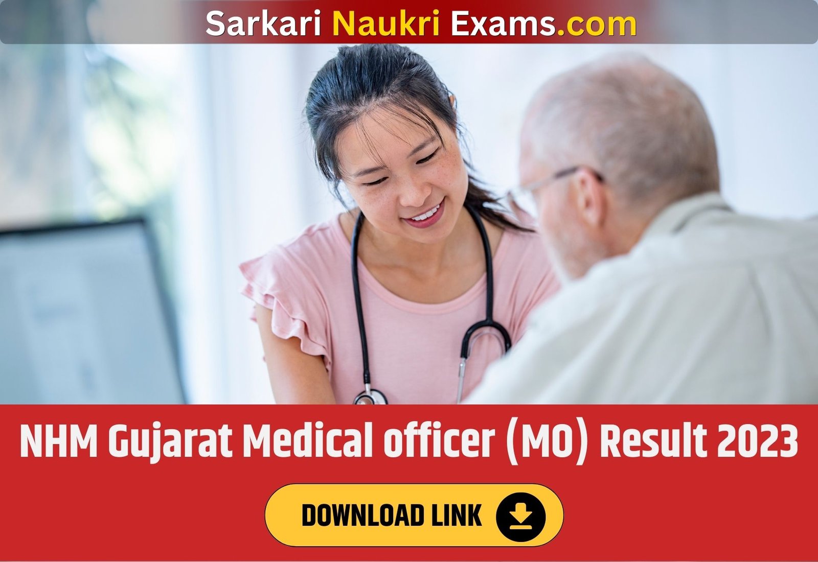 NHM Gujarat Medical officer (MO) , Dentist. Staff Nurse Result 2023 | Download Link, [Merit List]
