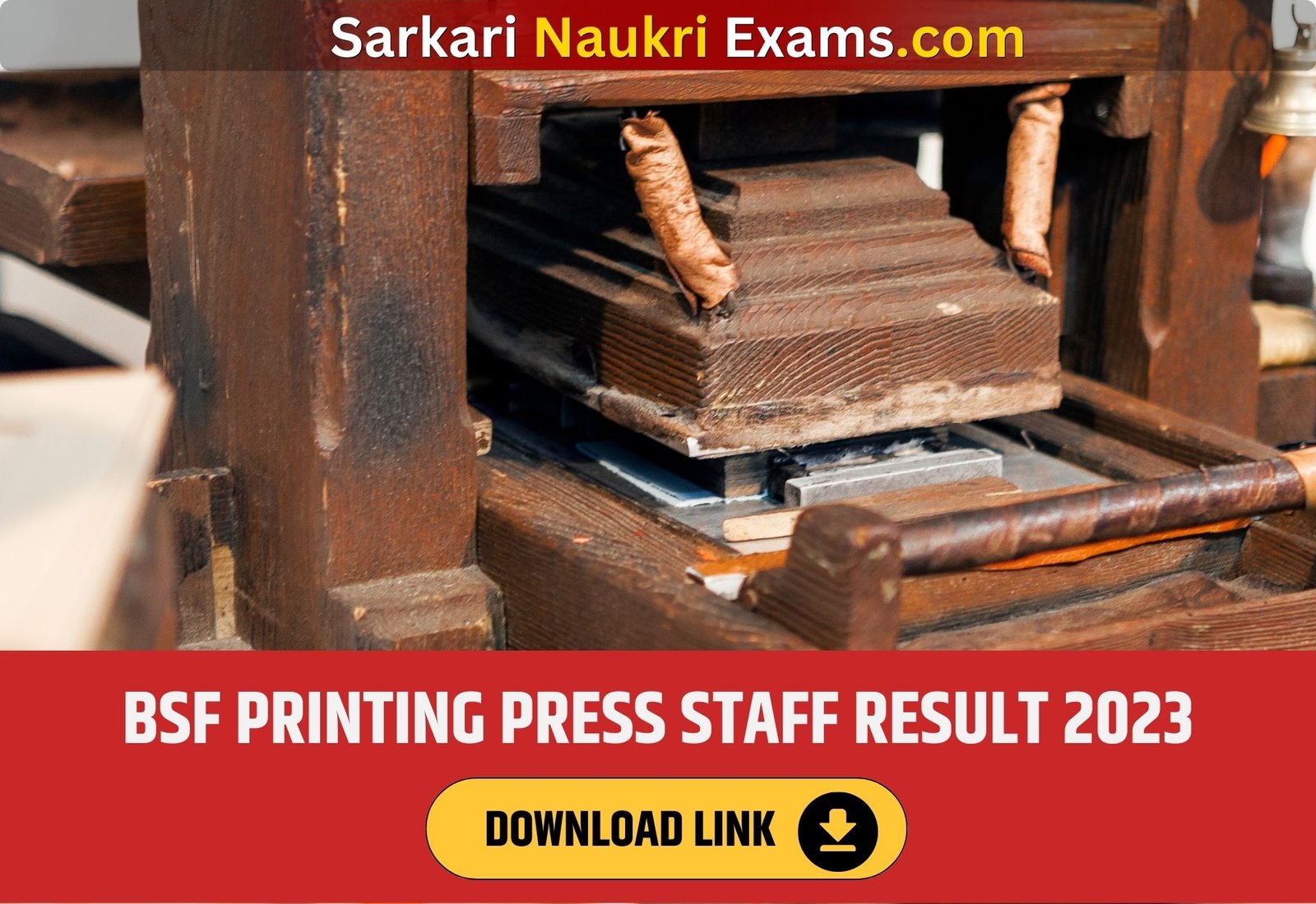 BSF Printing Press Staff Result 2023 | Download Link, [Merit List]
