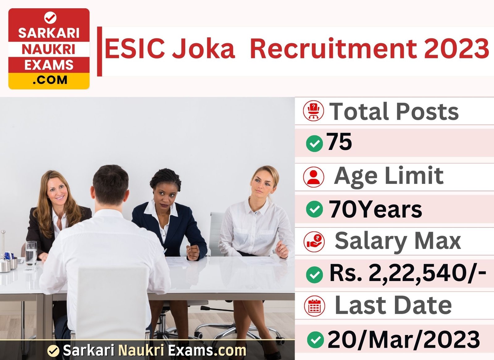 ESIC Joka Professor Recruitment 2023 | Salary Upto 222540/- 
