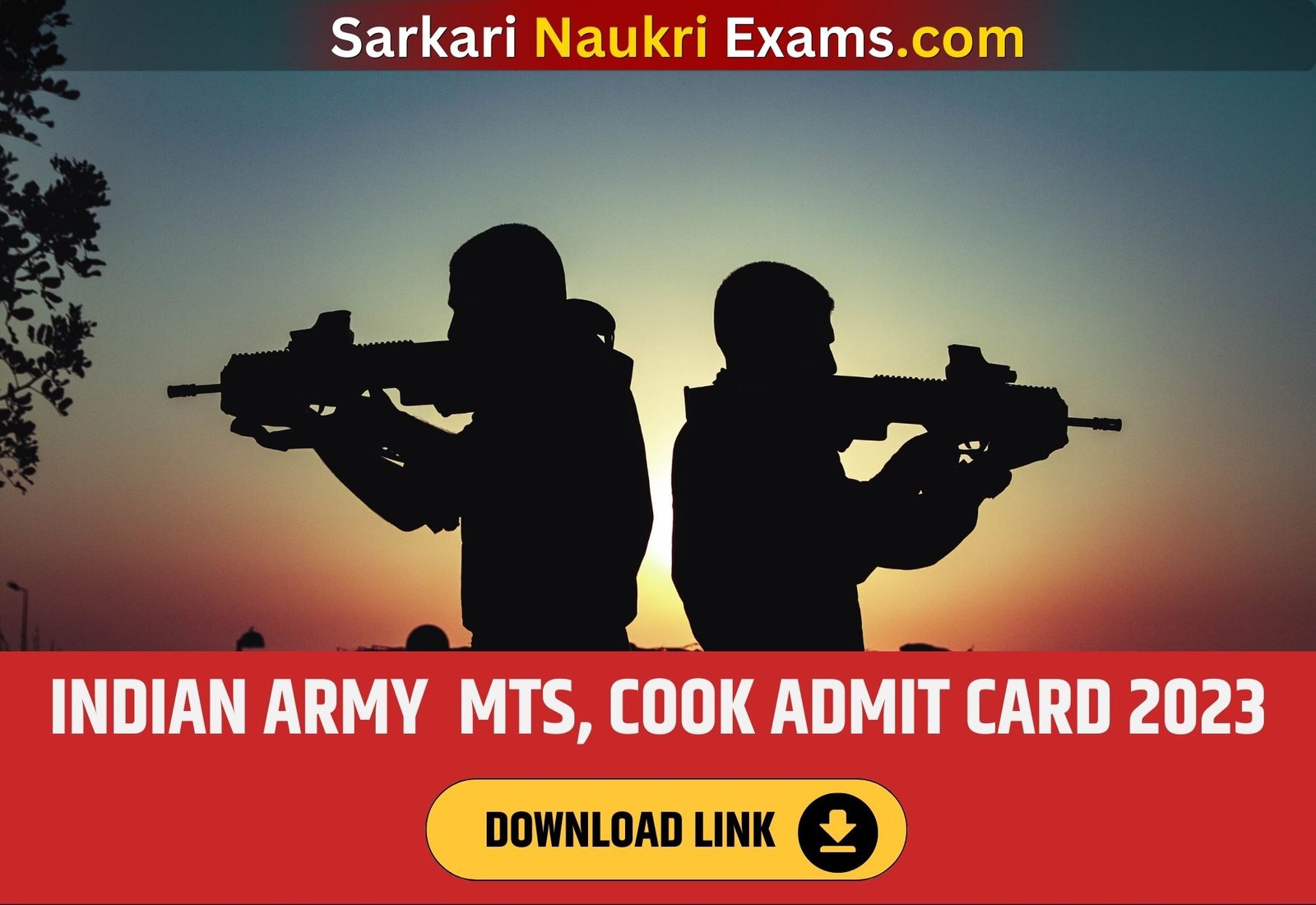 Indian Army MTS, Cook Admit Card 2023 | Download Link, [Exam Date]