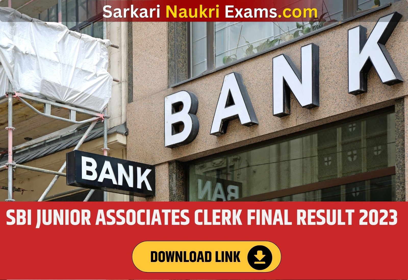SBI Junior Associates Clerk Final Result 2023 (OUT) | Download Link, Cut Off