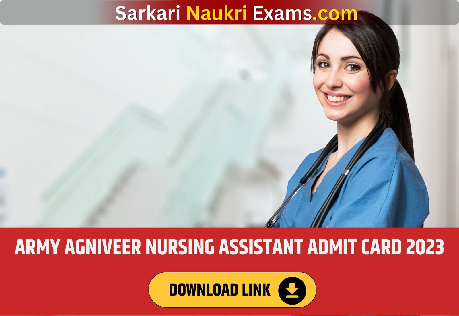 Army Agniveer Nursing Assistant Admit Card 2023 | Download Link, [Exam Date]