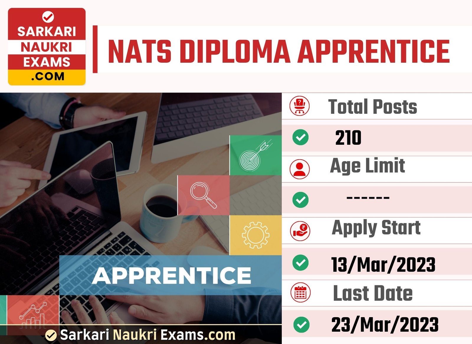 NATS Diploma Apprentice Recruitment 2023 | Last Date 23 March