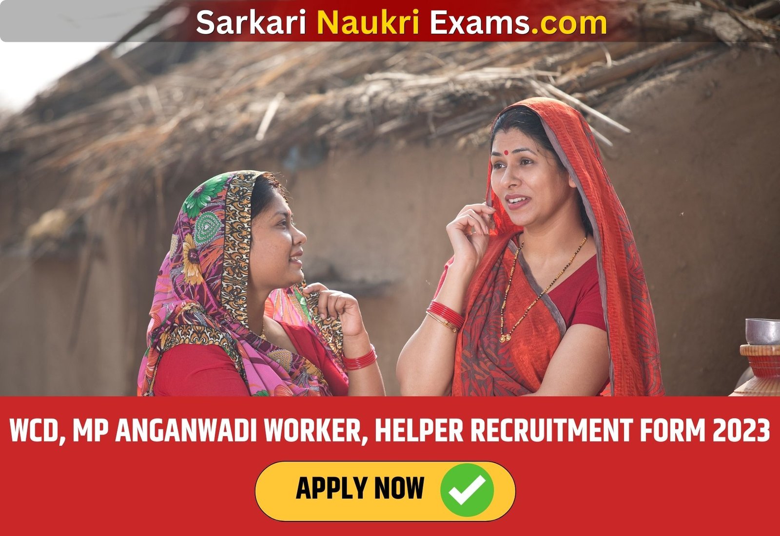 WCD, MP Anganwadi Worker, Helper Recruitment Form 2023 | Last Date 20 March