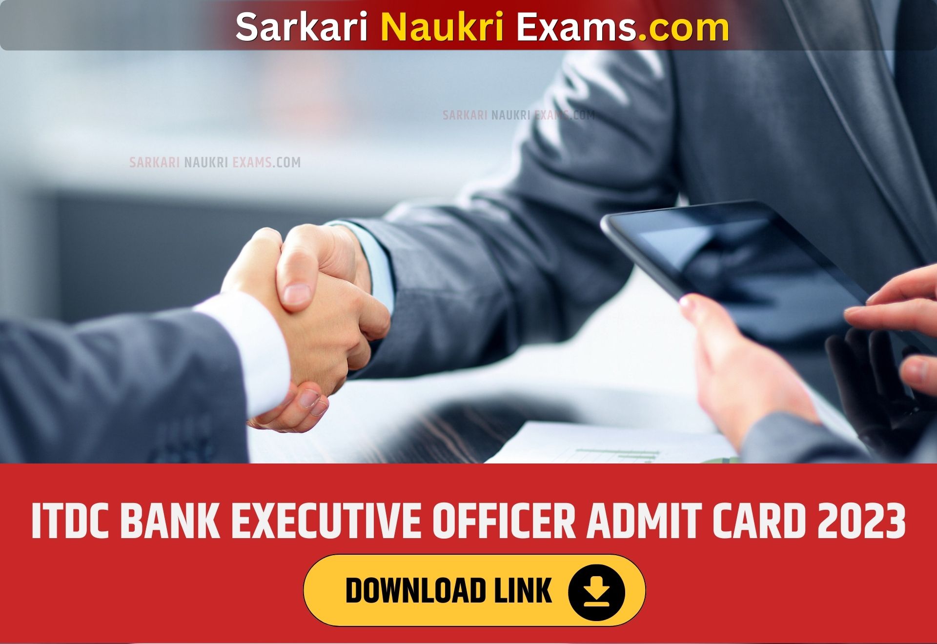 ITDC Bank Executive Officer Admit Card 2023 | Download Link, Merit List
