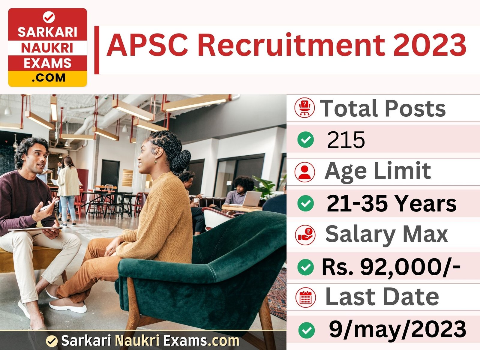 APSC Junior Manager Recruitment 2023 | Online Form 