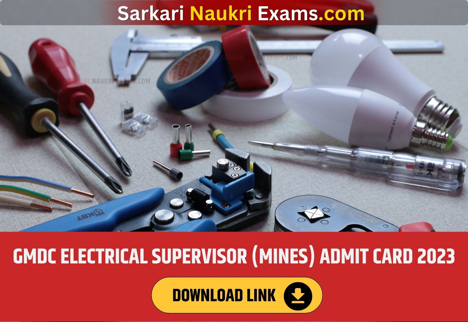 GMDC Electrical Supervisor (Mines) Admit Card 2023 | Download Link, [Exam Date]