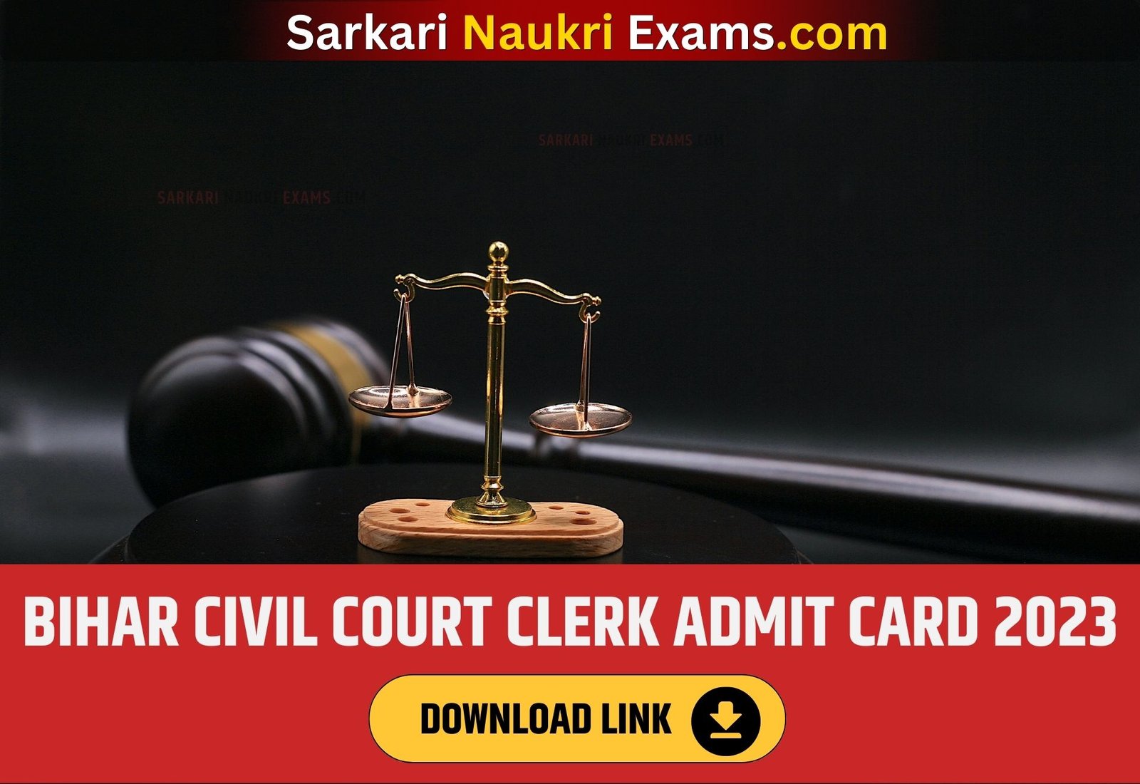 Bihar Civil Court Clerk Admit Card 2023 | Download Link, Exam Date