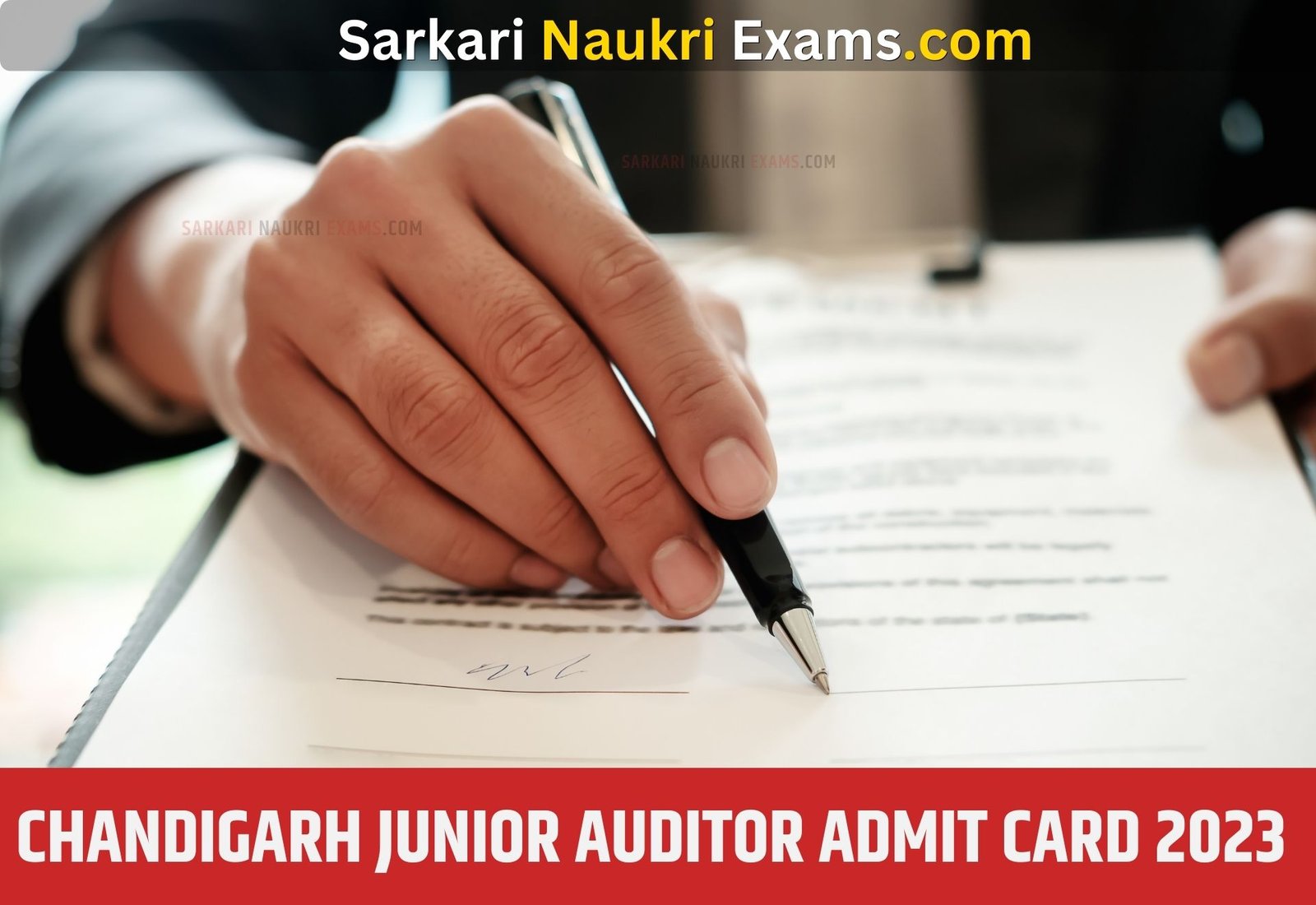 Chandigarh Junior Auditor Admit Card 2023 | Download Link, [Exam Date]