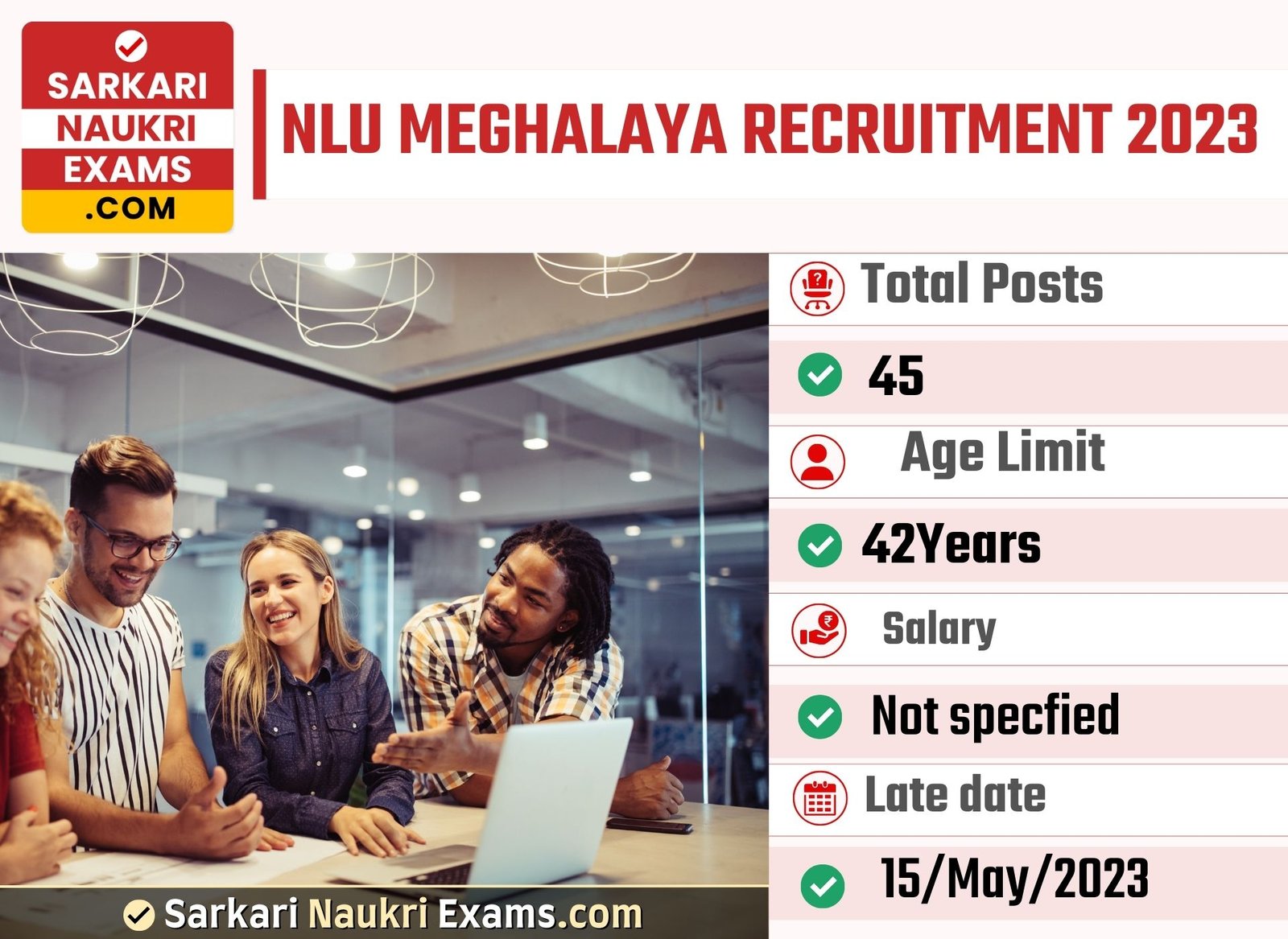 NLU Meghalaya Deputy Registrar Recruitment 2023 | Online Form 