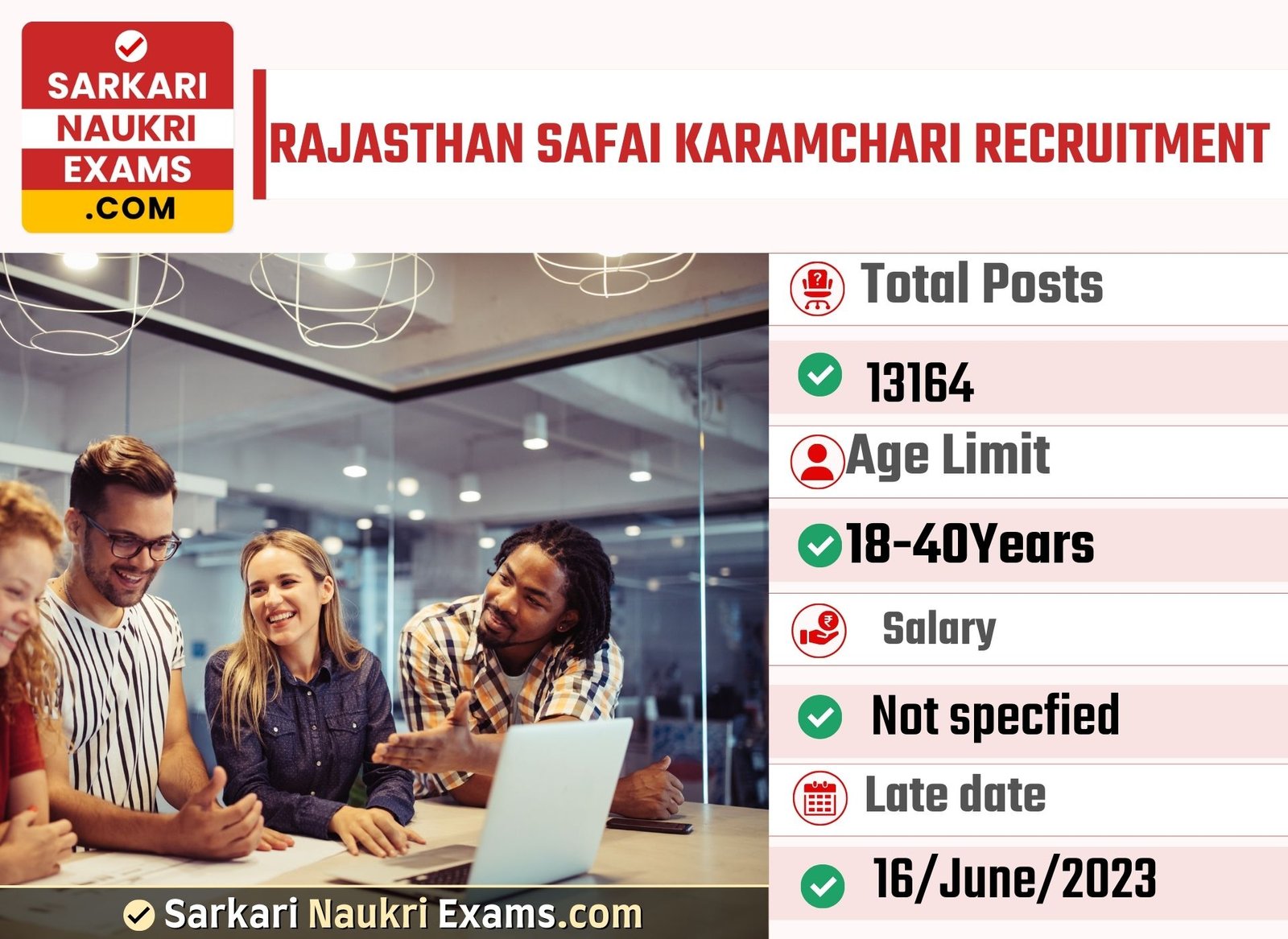Rajasthan Safai Karamchari Recruitment 2023 | Online Form