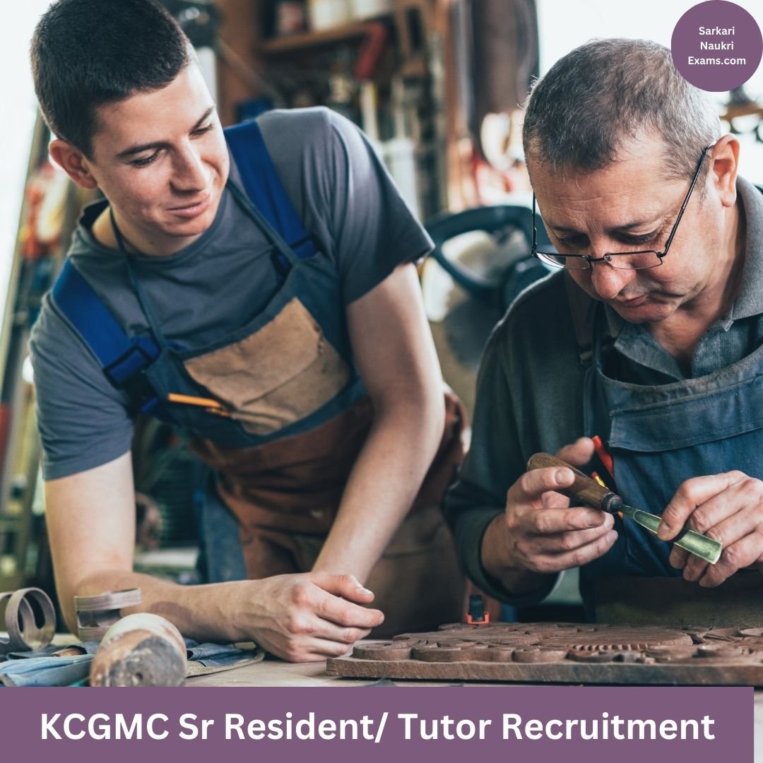 KCGMC Sr Resident/ Tutor Recruitment Form 2023 | Last Date 8 May