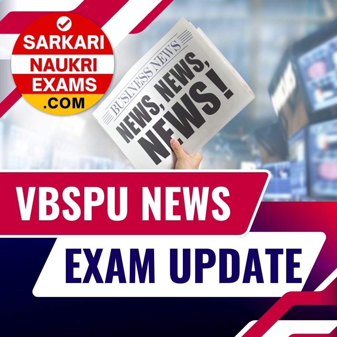 VBSPU Exam News 2023: Purvanchal University Exam Date UG/PG