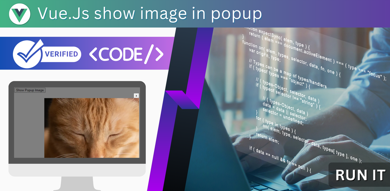 Vue.Js show image in popup 