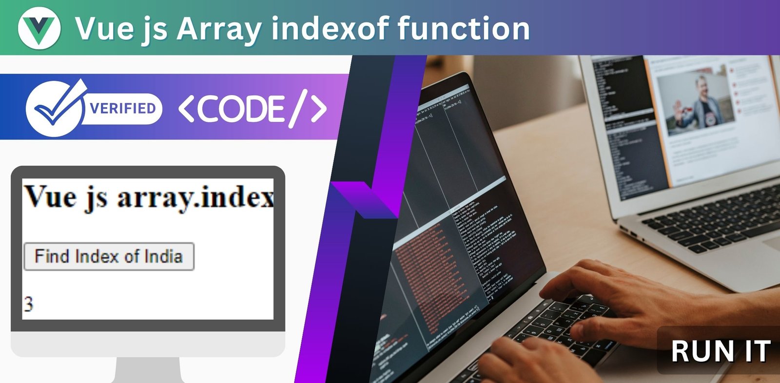 Vue js Array indexof function