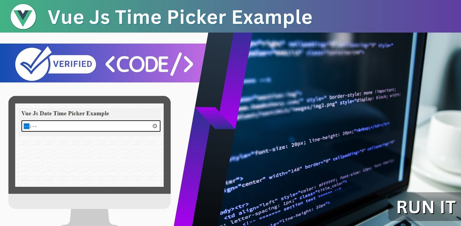 Vue Js Time Picker Example