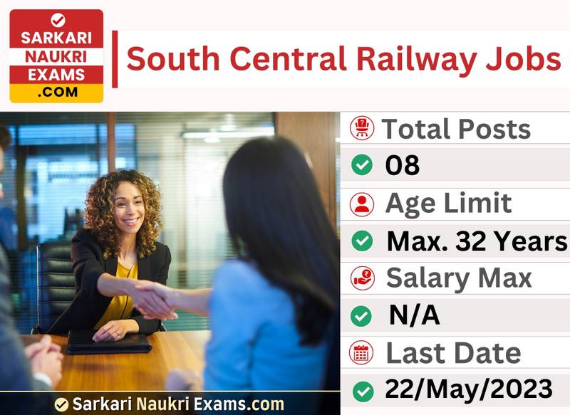 South Central Railway Senior Clerk Recruitment 2023 | Last Date 22 May Apply Form