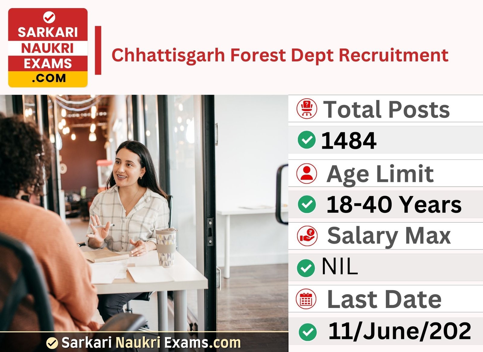 Chhattisgarh Forest Dept Forest Guard Recruitment 2023 | Online Form 