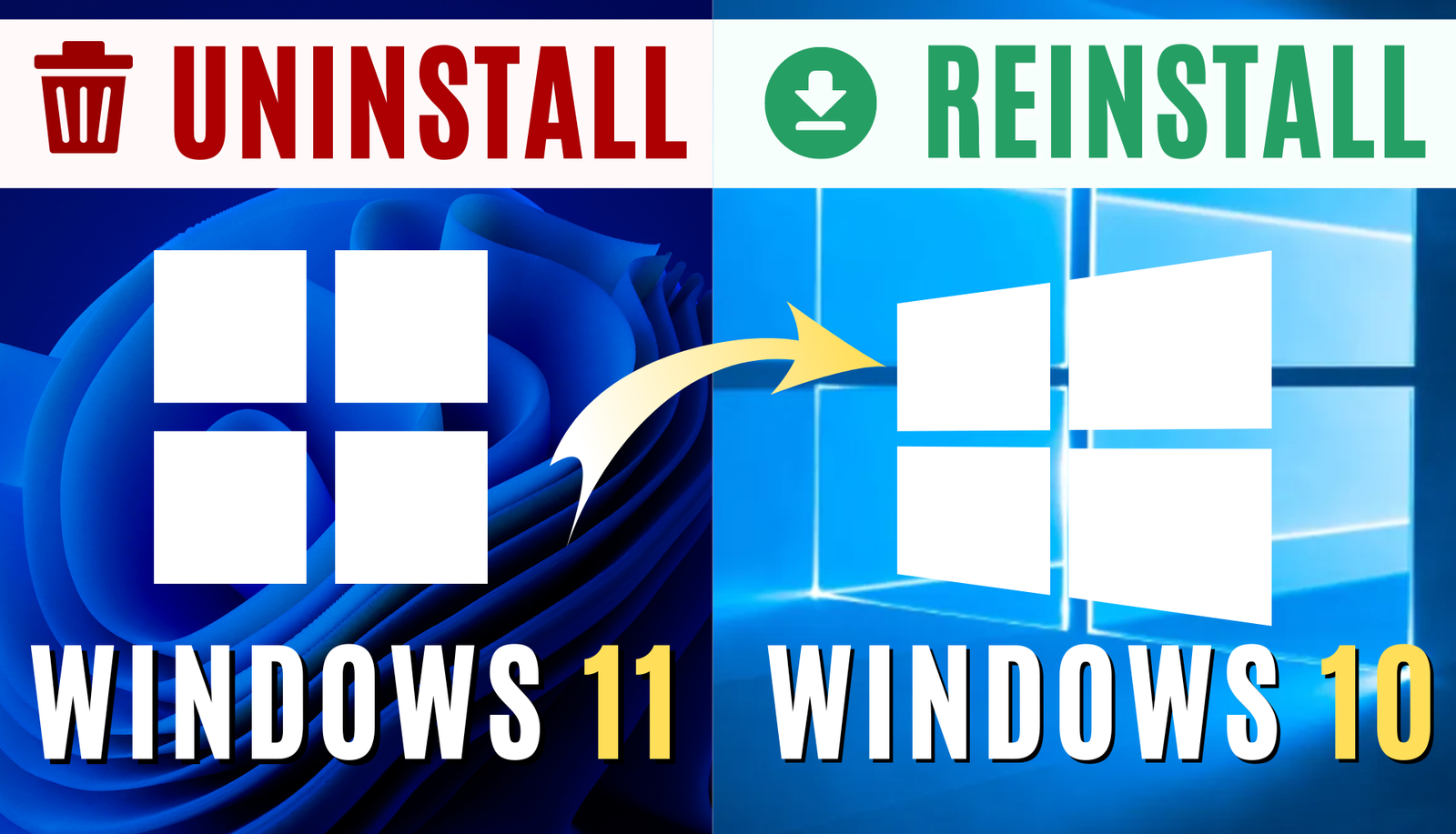 How to Uninstall Windows 11 to Windows 10 (Go Back, Reinstall, Recover, Roll Back)