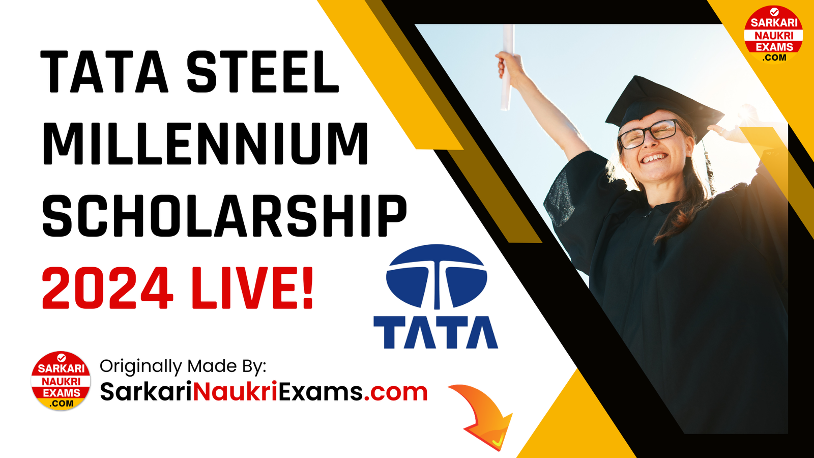 Tata Steel Millennium Scholarship 2024 | Apply Online Application Form (OUT!)