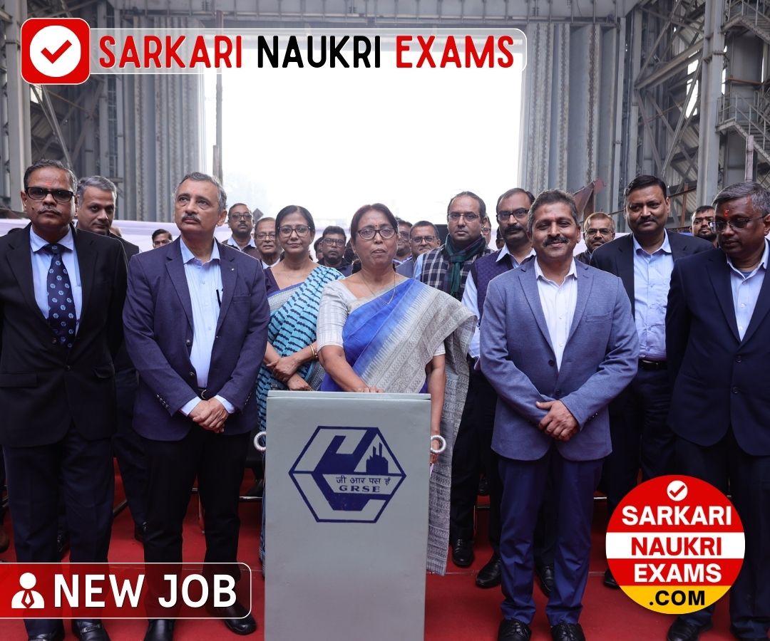 GRSE Journeyman Recruitment 2024 | Last Date 19 Feb. Online Form