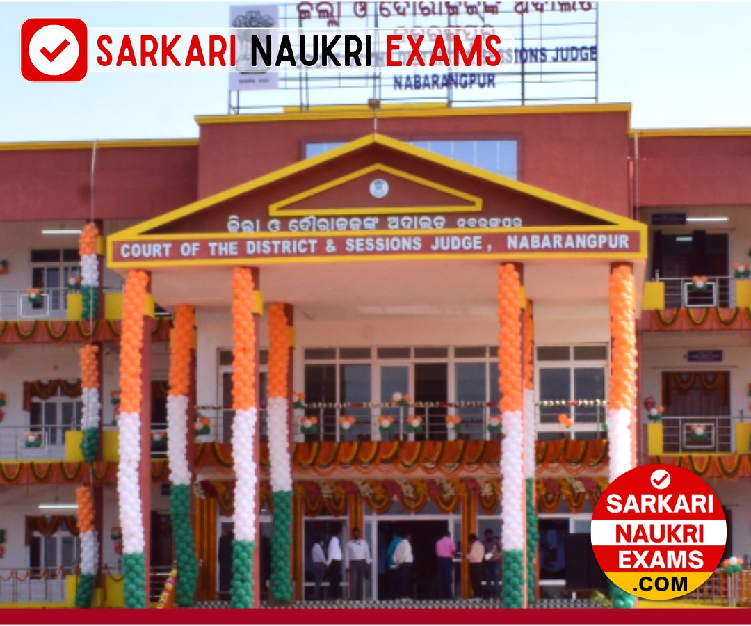 Nabarangpur District Court Recruitment 2024 | Notification, Age Limit & Apply Offline Form