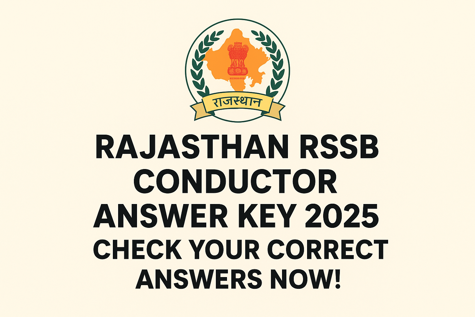 Rajasthan RSSB Conductor Answer Key 2026: Check Your Correct Answers Now!