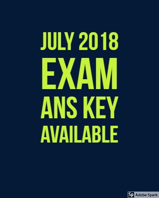 CBSE UGC july 2018 Ans Key